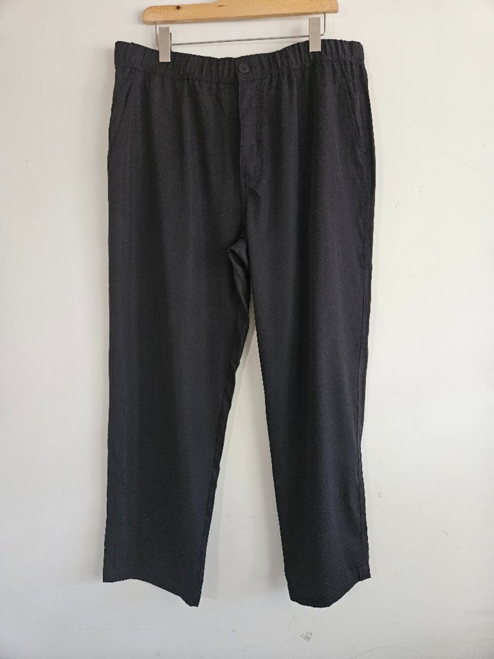 Coofandy Women's Wide Leg Trousers XL Black Minimalist Capsule Wardrobe Casual